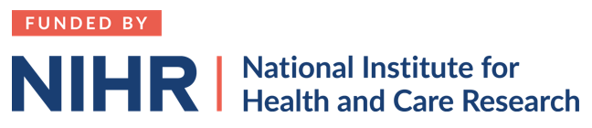 Funded by the NIHR logo